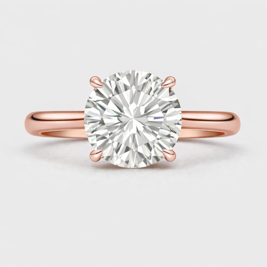 Round Diamond Solitaire Engagement Ring