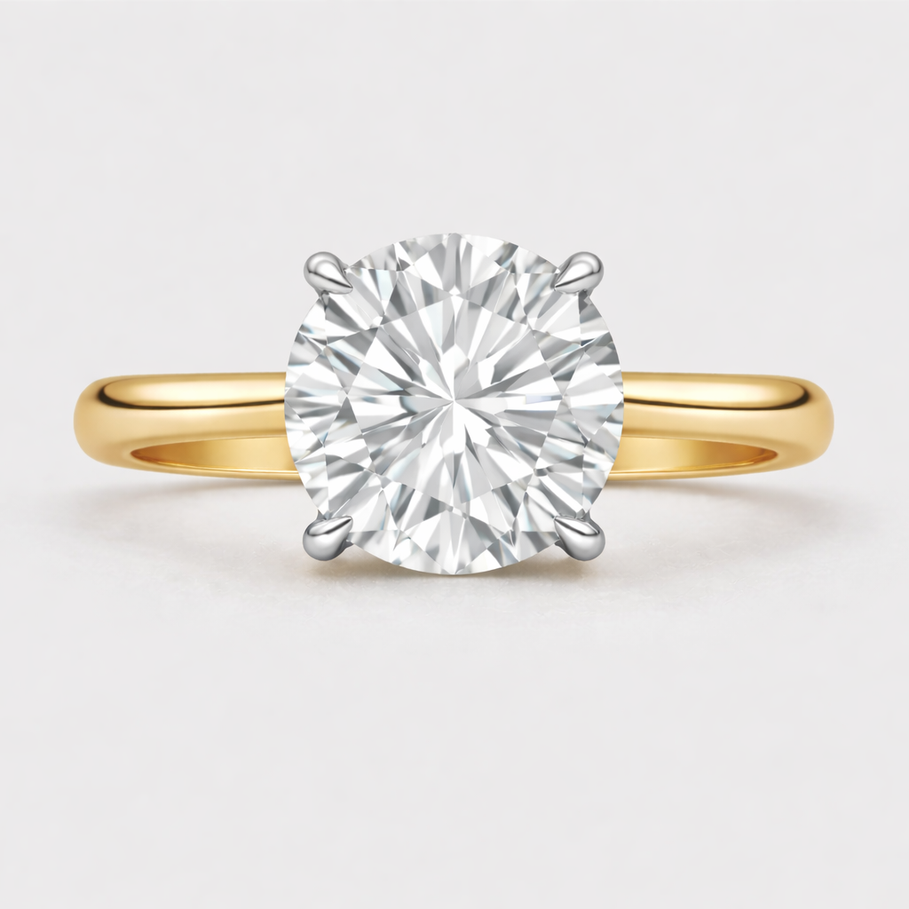 Round Diamond Solitaire Engagement Ring
