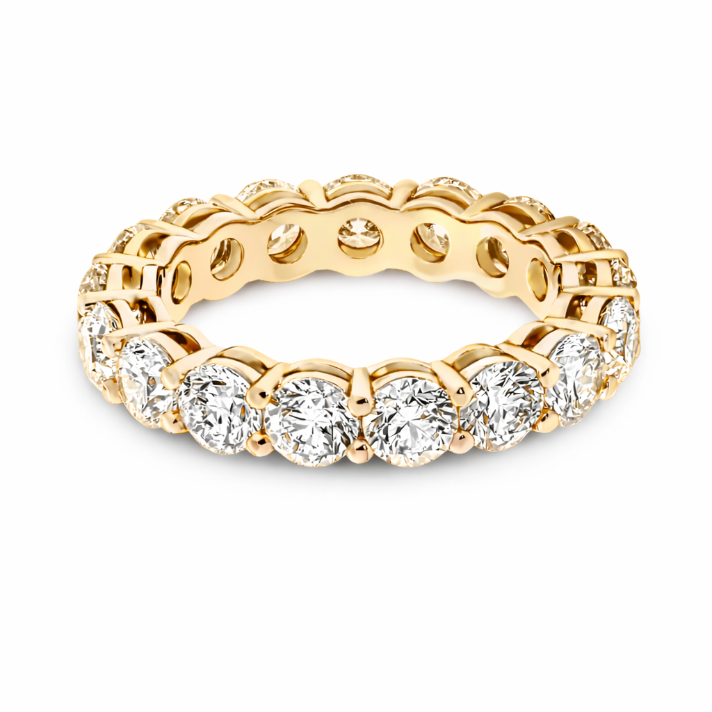 Round Diamond Eternity Band