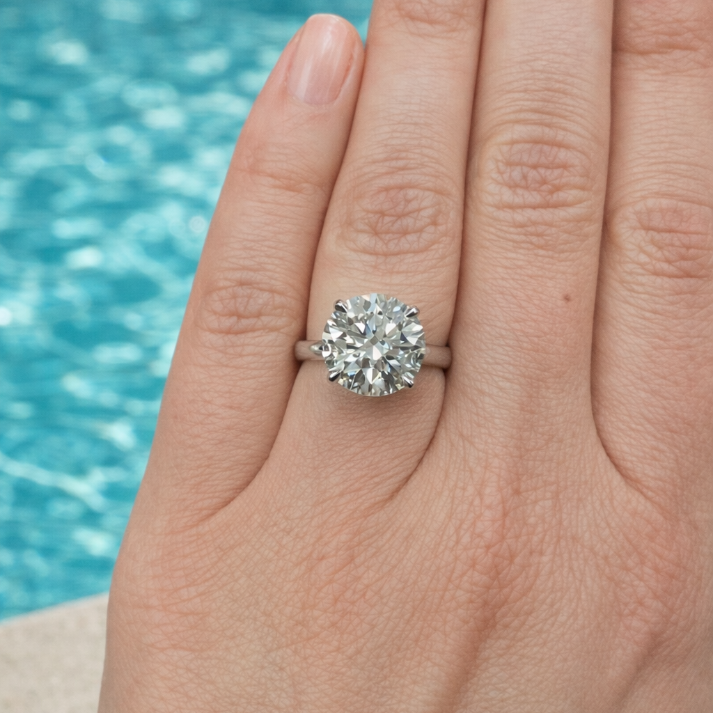 Round Diamond Solitaire Engagement Ring