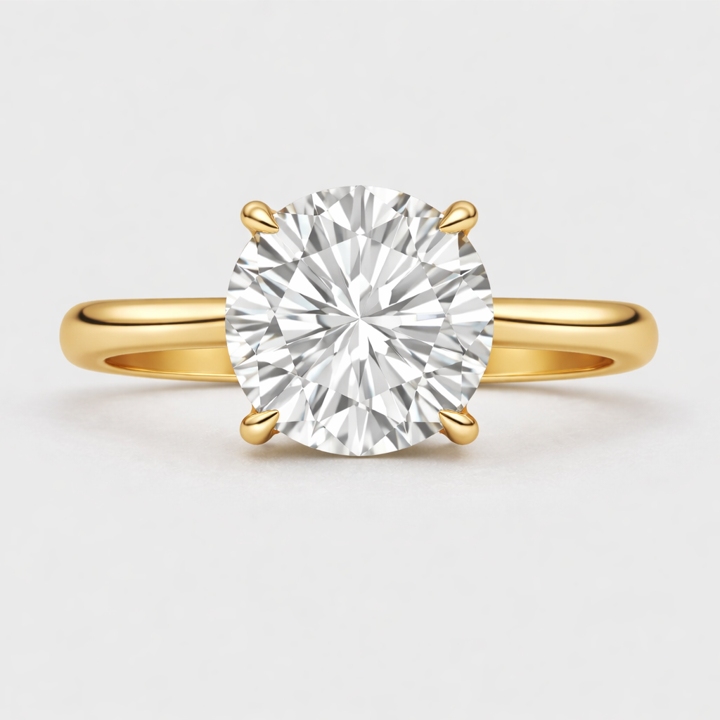 Round Diamond Solitaire Engagement Ring