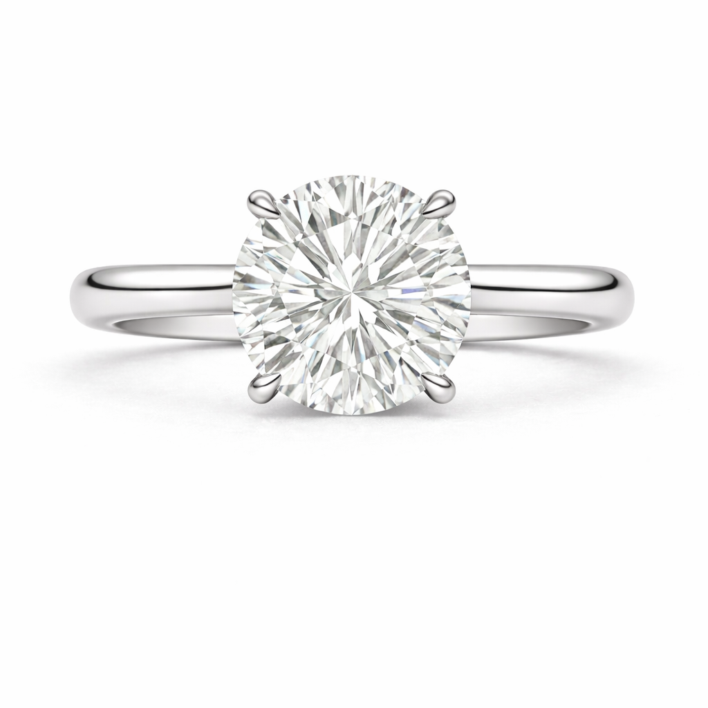 Round Diamond Solitaire Engagement Ring