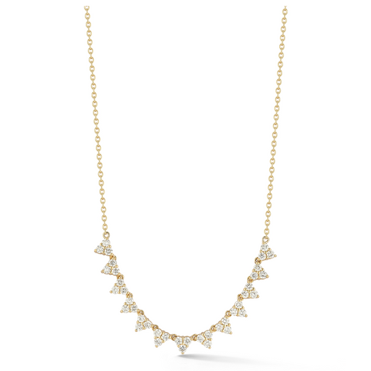 Diamond Pyramid Necklace