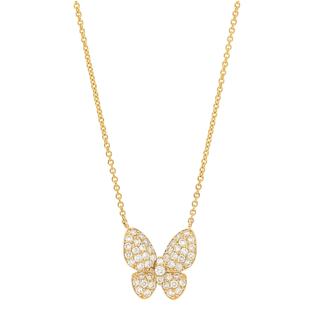 Butterfly Diamond Necklace