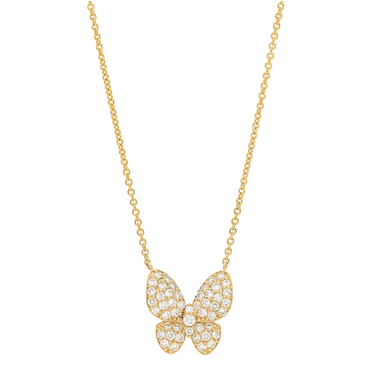 Butterfly Diamond Necklace