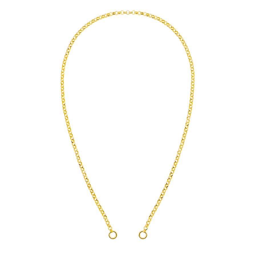 Rolo Chain with Push Lock Necklace