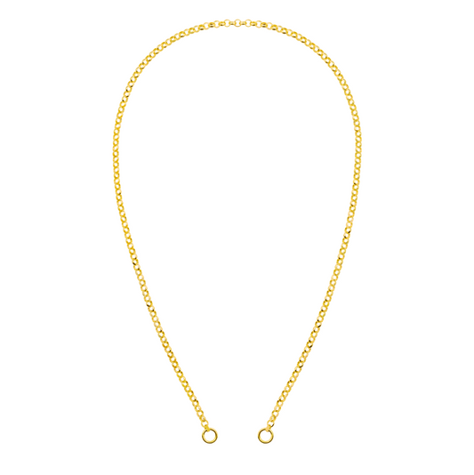 Rolo Chain with Push Lock Necklace