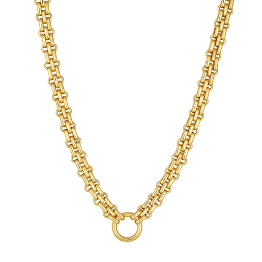 Railroad Chain Necklace