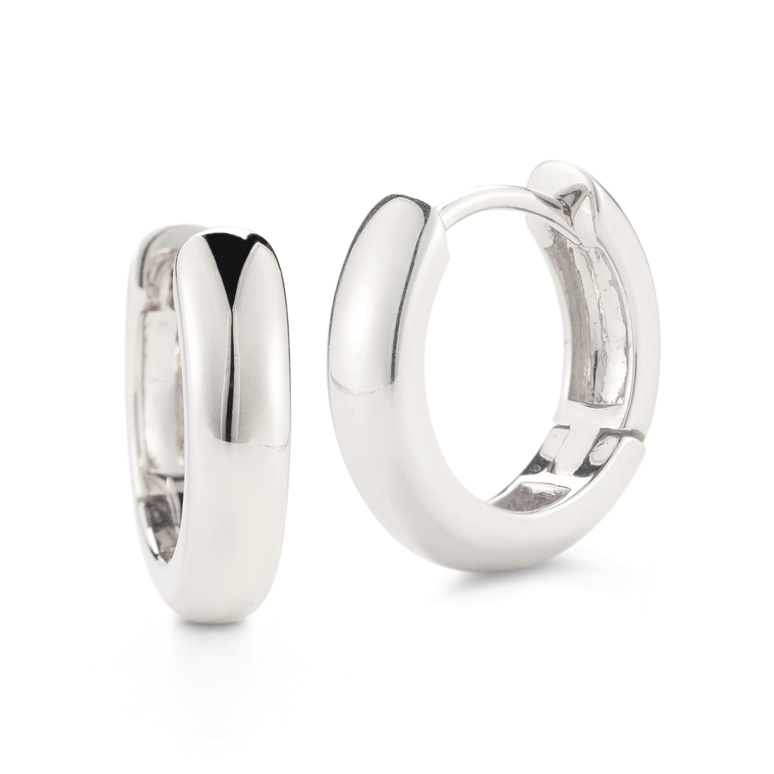 Solid Gold Huggie Earrings