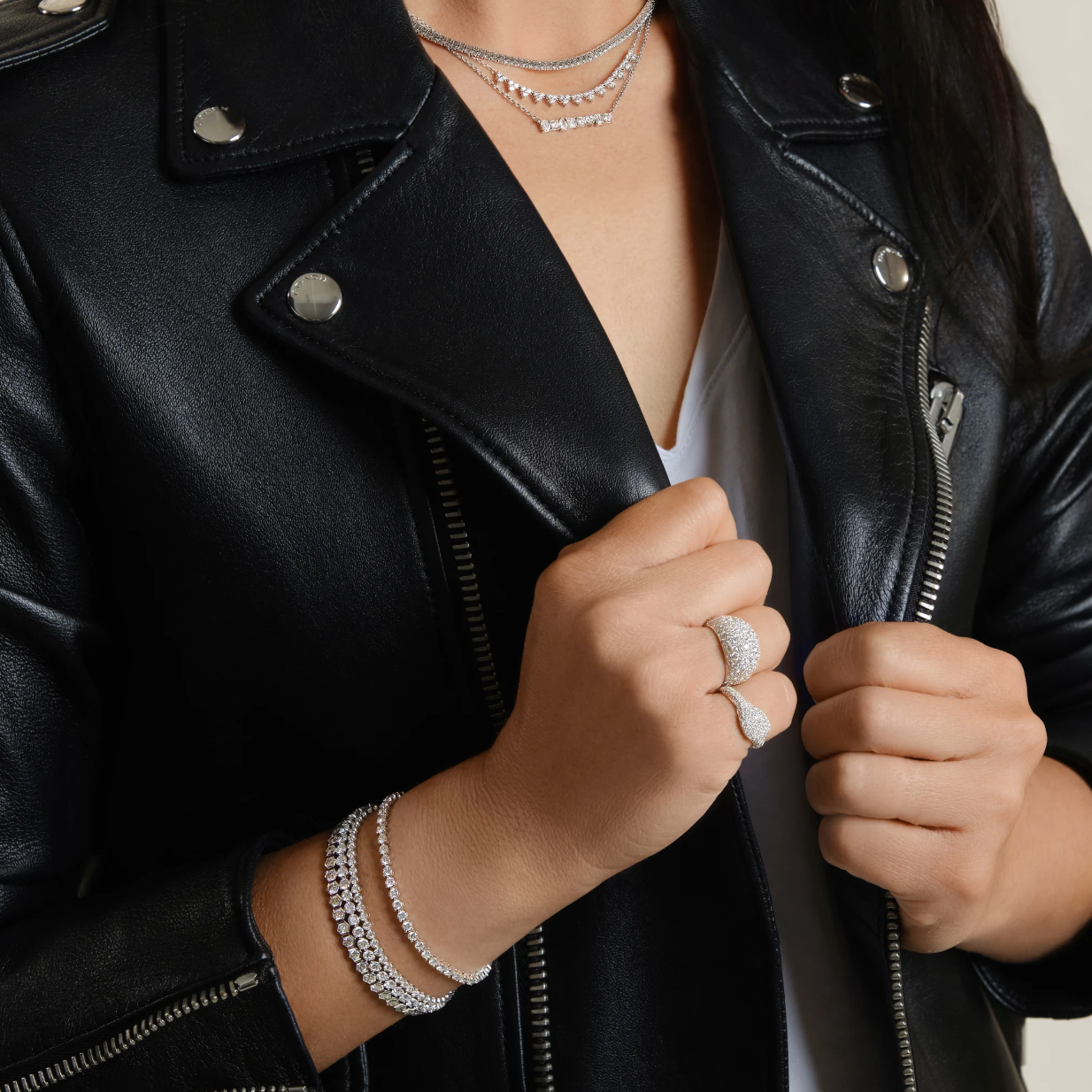 Pave Diamond Signet Ring