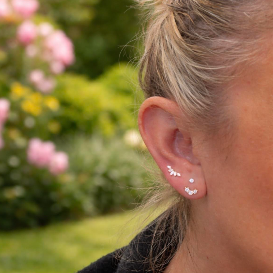 Marquise Diamond Stud Earrings
